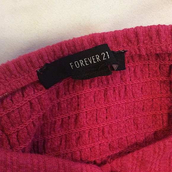 Forever 21 Hot Pink Top - Picture 3 of 3